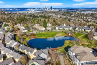 Incredible location with reservoir and greenery right out your front door.