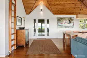 Gracious front entry