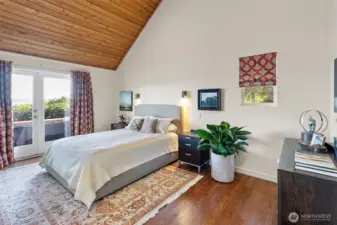 Spacious primary bedroom