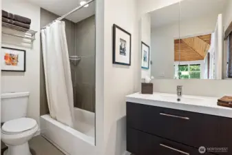 Second bathroom is adjacent to the front entry