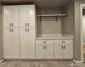Awesome Storage in the Spacious Laundry Room/Pantry!