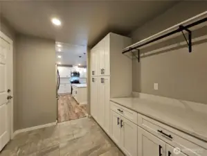 Another view from the Laundry Room/Pantry looking towards the kitchen