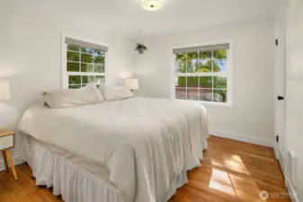 Bedroom 2 with fresh paint