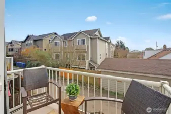 Beautiful territorial views off of the second-level deck.