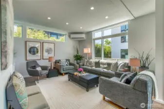 The design is clean and contemporary, making for a popular Eastsound vacation destination.