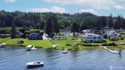 House view from lake