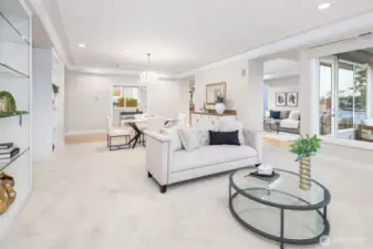 Formal living and dining rooms offer the perfect space for entertaining