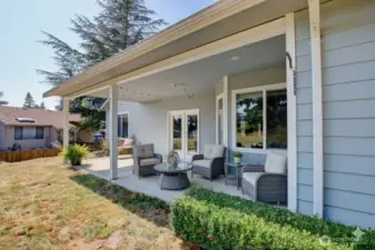 outside - virtually staged