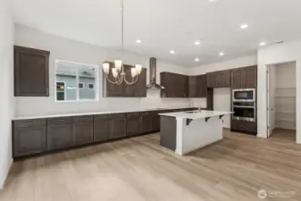 ***Actual Home*** Beautiful Kitchen with tons of storage and open to the great room