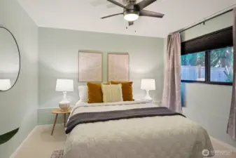 Lower level bedroom