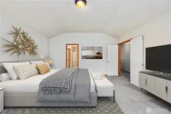 Upstairs Primary Suite