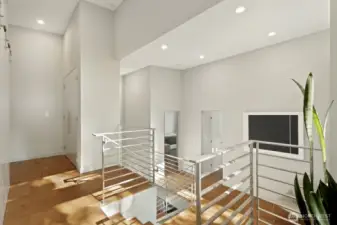 Upper walkway