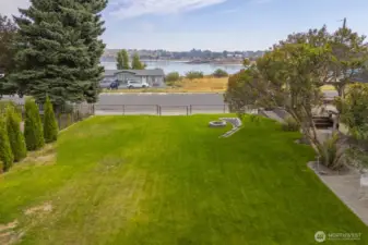 Lake views from main lawn area