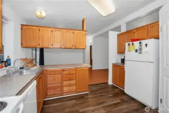 Kitchen View Toward Hallway