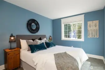 Fourth bedroom upstairs.