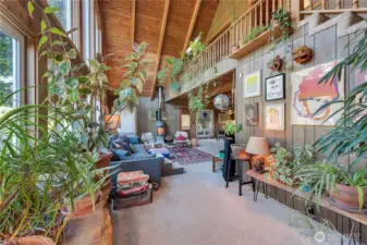 Plants thrive in this home