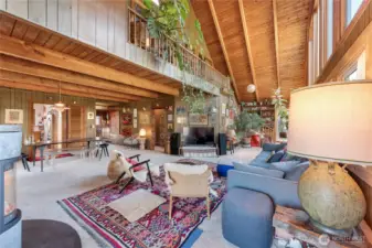 Dining and living room