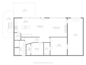 Lower level ADU - The original, 2 bed/1 bath home built in 1985.