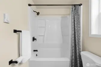 New vanity, toilet and shower/bth enclosure