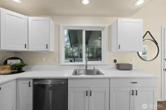 Modern black fixtures   cohesive design