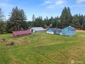 Home and Outbuildings