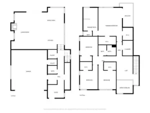 Combined floor plan