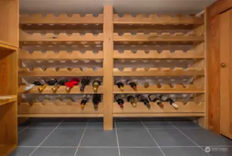 Built-in wine cellar