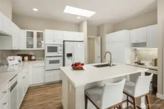 Open concept for entertaining.