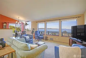 Big views from living area...