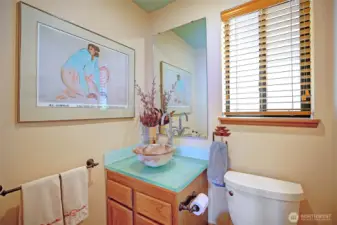 Powder bath on main...