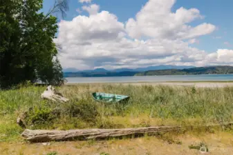 Edgewater Beach views. When the mountains are "out" it is out of this world!