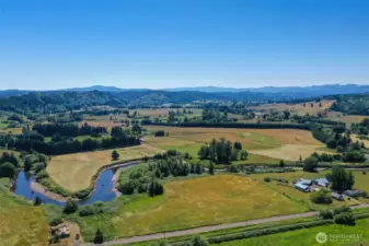 Field produces a modest income in hay