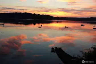 Sunsets are amazing; taken from the waterfront deck!