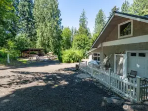 Casita and party deck