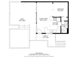 Waterfront cottage Lower level