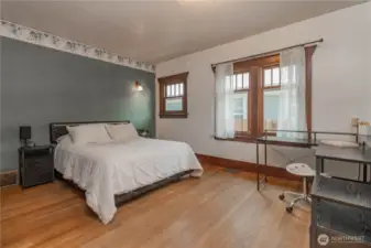 Enjoy the massive main floor bedroom(with plenty of wall space for a armoire-type closet) OR use as a versatile office space