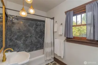 and natural light from this classic style window.