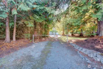 Gated entrance to the RV storage