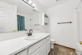 upstairs bathroom