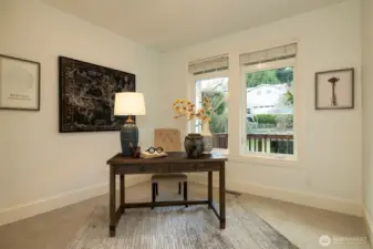 Office or bedroom on main.