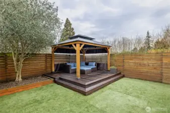 Pergola for hosting
