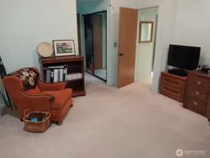 The primary bedroom offers just what you seek.