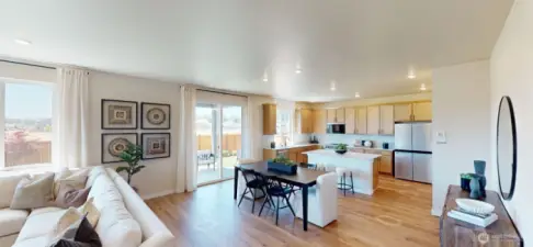 Photo is of a model home in another KB Home location; options and colors may vary based on your selections and may include options and features that are not reflected in the list price. Depictions of home, layout, location or other features/options, colors and color scheme, materials, fixtures, etc. are for showing purposes only and may not be included in the purchase price and availability may vary.