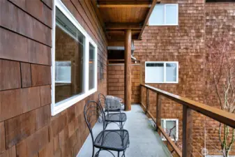 Private balcony