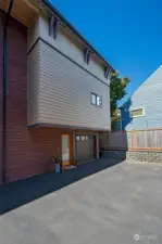 Front entry with garage.