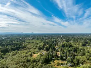 Aerial view from lots.