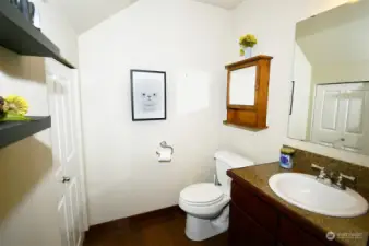 Main floor half bath