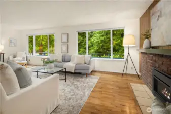 Your living room, flooded with light and greenery