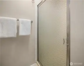 Primary bath ensuite shower