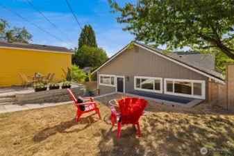 Great hang out or could become a beautiful big garden space